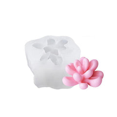 Molde de silicona para velas tridimensionales carnosas, molde de epoxi para aromaterapia y jabón hecho a mano