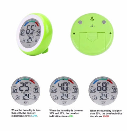 Digital Thermometer Hygrometer for Home Use With Clock