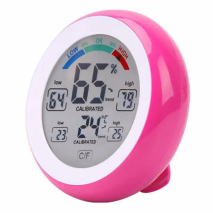 Digital Thermometer Hygrometer for Home Use With Clock