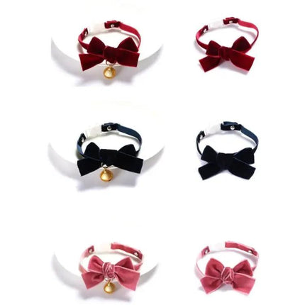 Adjustable Velvet Collar for Daily Pet Outings and Play