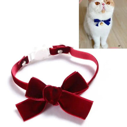 Adjustable Velvet Collar for Daily Pet Outings and Play