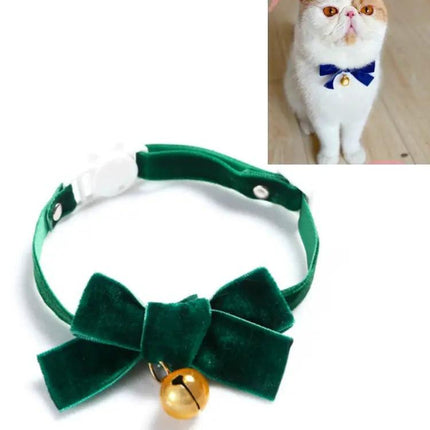 Adjustable Velvet Collar for Daily Pet Outings and Play