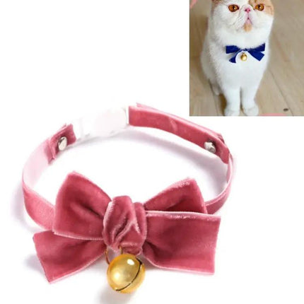 Adjustable Velvet Collar for Daily Pet Outings and Play