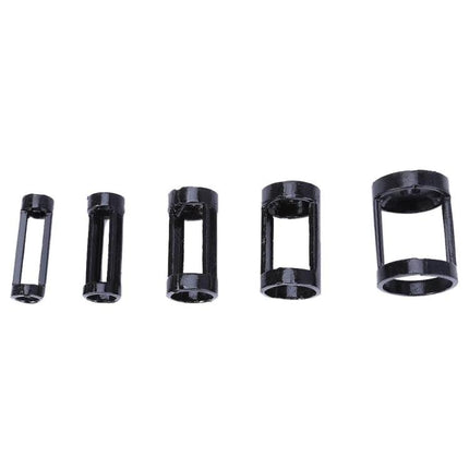 Valve Spring Compressor for Home Vehicle Maintenance kit showing five steel retainer adapters for DIY valve spring work