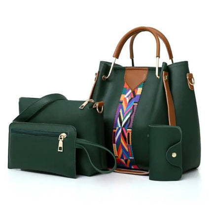 4 In 1 All-Match Messenger Handbag, Large Capacity
