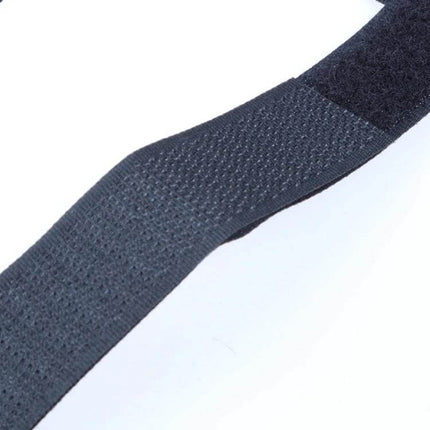 2 Pack Car Seat Back Cover Protector For Kids Kick Mat - close-up of durable black strap and Velcro fastening on kick mat protector