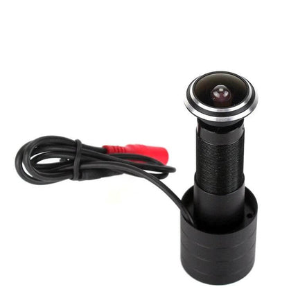 Adjustable Wide View Door Camera for Home Entry Monitoring showcasing adjustable length, wide-angle lens and cable for front door installation