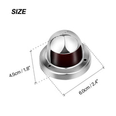 1 par de luces LED de navegación de acero inoxidable, luz de señal de navegación roja y verde para luz de advertencia de yate de barco marino, CC 12 V