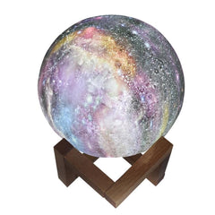 Lunar Glow 3D Night Light - Enchanting LED Moon Lamp for Kids with Starry Sky Design