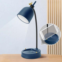 GIVELONG Touch-Controlled Forest Bird LED Table Lamp with USB Charging and Phone Holder for Bedroom Ambiance