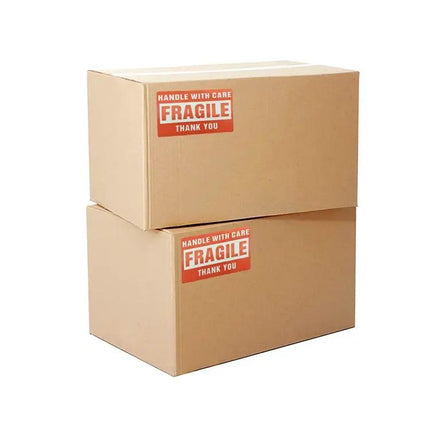Caution Warning Packaging Sticker Label 75x50mm For Sealing