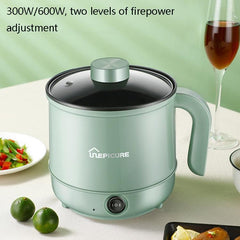 Compact Electric Cooker for Dorms - Multi-Function Non-Stick Rice & Stir Fry Pot, 1.7L, 110V US Plug