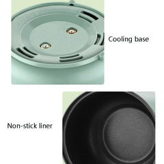 Compact Electric Cooker for Dorms - Multi-Function Non-Stick Rice & Stir Fry Pot, 1.7L, 110V US Plug