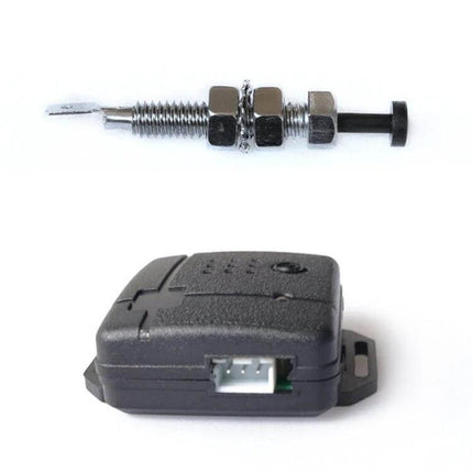 Universal Car Alarm System Set with Remote Control Horn compact module and door pin switch for 12V vehicle security
