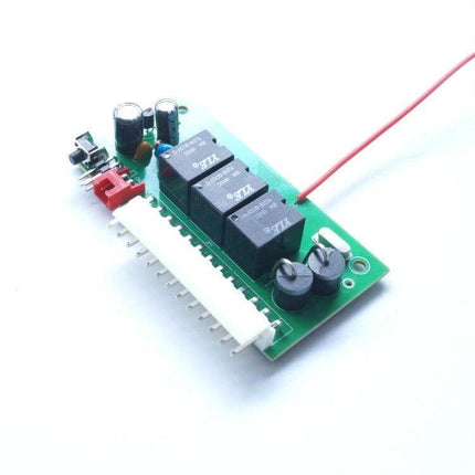 Car Keyless Entry Remote Control Set with 3 Keys for Locking circuit board relay module showing three relays and connector