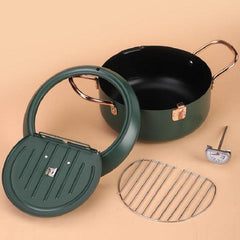 Mini Multi-Purpose Non-Stick Frying Pot with Temperature Control