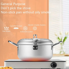 Mini Multi-Purpose Non-Stick Frying Pot with Temperature Control