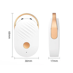 Portable Negative Ion Air Purifier for Deodorization and Aldehyde Removal - Wireless Mini Neck Device