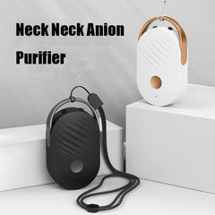 Portable Negative Ion Air Purifier for Deodorization and Aldehyde Removal - Wireless Mini Neck Device