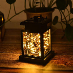 Solar-Powered Copper Wire Decorative Candle Light for Outdoor Gardens