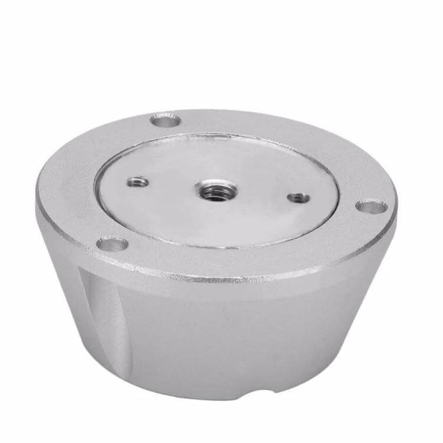 Universal Magnetic Detacher for Removing Retail Security Tags - silver round heavy-duty magnetic detacher for hard retail security tags