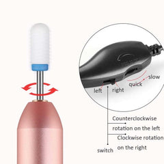 Portable USB Electric Nail Polisher - Exfoliating Pen Style Manicure Tool