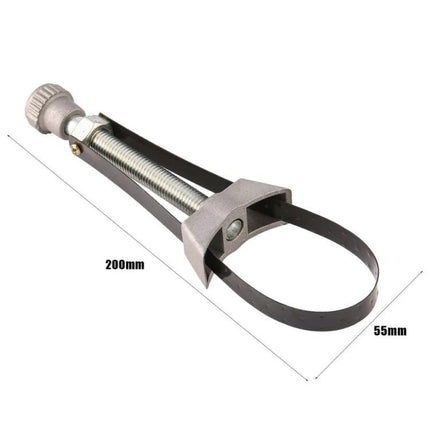 Tool for Removing Oil Filters in Everyday Car Maintenance Tasks - 23cm metal oil filter wrench, strap-style for at-home oil changes