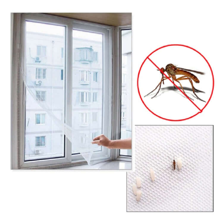 DIY Self-Adhesive Insect-Proof Window Mesh Screen