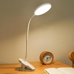 Versatile 800mAh USB Rechargeable LED Clip Lamp for Eye Protection