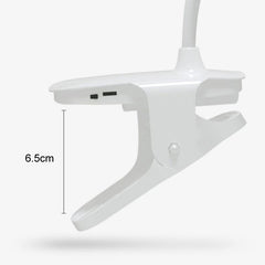 Versatile 800mAh USB Rechargeable LED Clip Lamp for Eye Protection