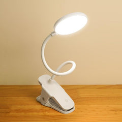 Versatile 800mAh USB Rechargeable LED Clip Lamp for Eye Protection