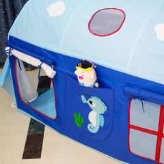 Kids' Playhouse Bed Tent with Tunnel - Oxford Cloth Princess Design