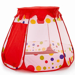 Casa de juegos con carpa hexagonal plegable para niños para divertirse en interiores