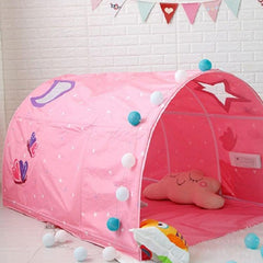 Kids Indoor Play Tent with Crawl Tunnel and Storage Bag