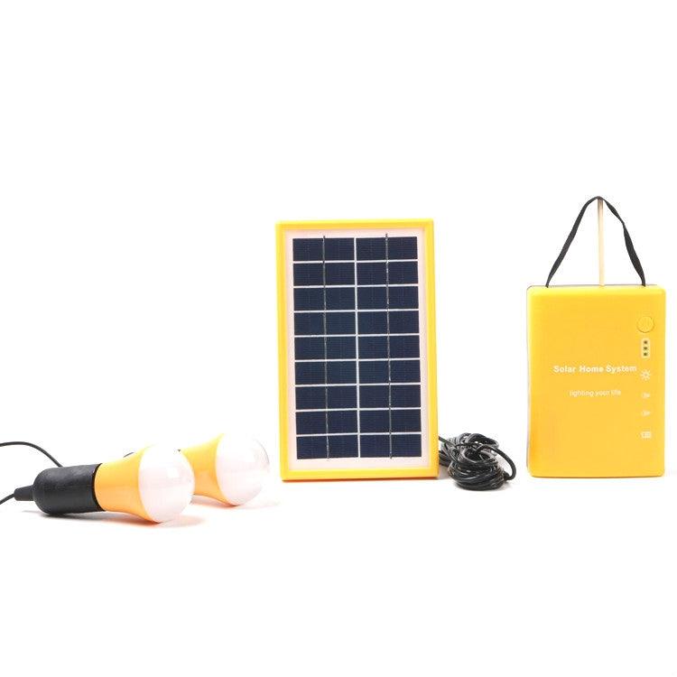 Portable 3W Solar Emergency Light System for Home and Outdoor Use