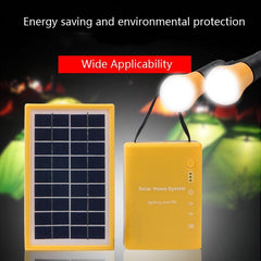 Portable 3W Solar Emergency Light System for Home and Outdoor Use