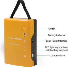 Portable 3W Solar Emergency Light System for Home and Outdoor Use