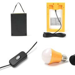 Portable 3W Solar Emergency Light System for Home and Outdoor Use