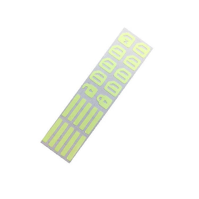 Luminous Car Window Switch Sticker for Nighttime Use - glow paper icons for car window controls, improves visibility in low-light driving