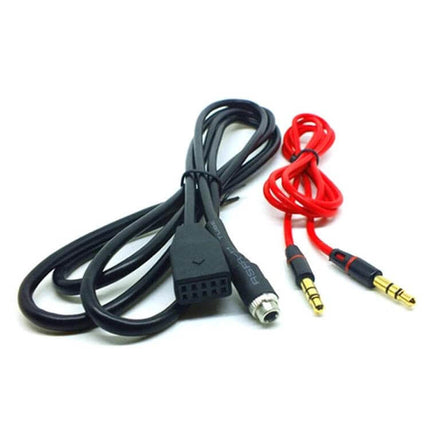 Aux Audio Cable For BMW, 1.5m Length, Everyday In-Car Use - 1.5m ABS cable with USB PC interface and 3.5mm jack for BMW E46 everyday drives