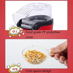 Compact Electric Popcorn Maker with Mini Bagging Feature