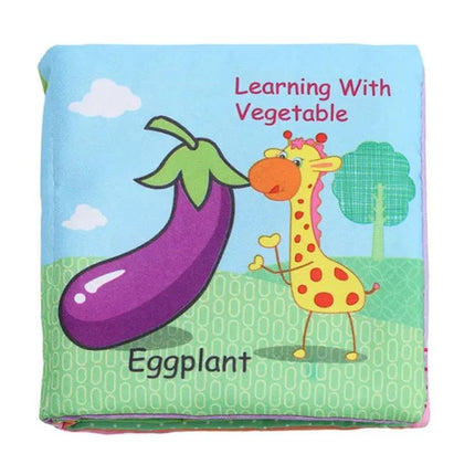 Soft Animal Cloth Baby Rattle Book Stroller Hanging Toy