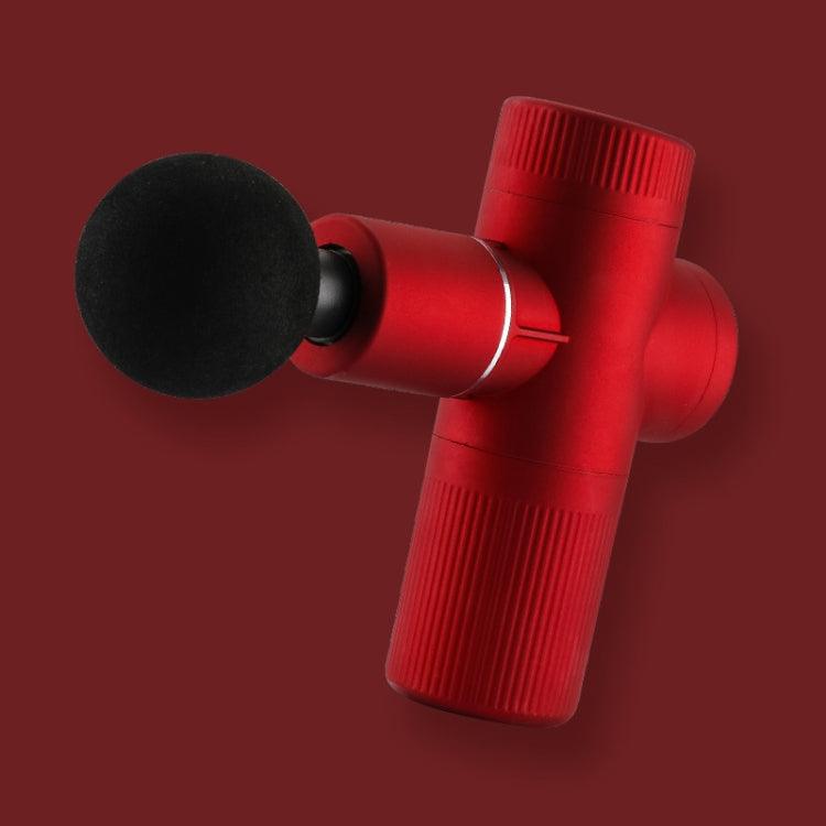 Portable Electric Muscle Fascia Massage Gun with LCD Display MiniB (Red)