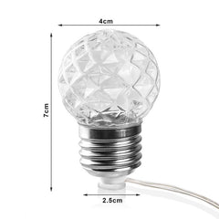 Guirnalda de luces LED con forma de piña de 6 m y 20 LED para decoración navideña de interiores y jardines