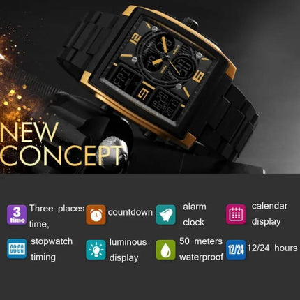 SKMEI Men's Multifunctional Electronic Sports Watch for Daily Use