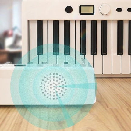 Wersi Electronic Piano for Daily Music Practice at Home — compact white keyboard with built-in speaker and Bluetooth for home practice