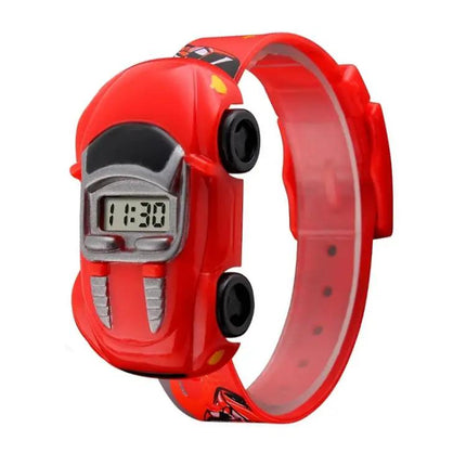 SKMEI Digital Watch with Cute Cartoon Car Design for Children