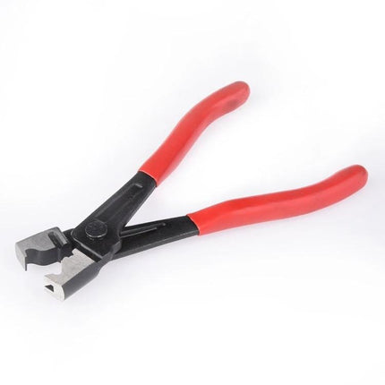 Essential Pliers for Home Car Maintenance and Repairs - red-handled clamp removal and replacement pliers made from durable steel