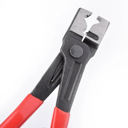 Essential Pliers for Home Car Maintenance and Repairs - red-handled clamp removal pliers made from durable 45# steel for tight spaces
