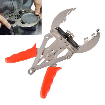 Essential Tool for Everyday Car Piston Ring Maintenance - stainless steel piston ring pliers with red grips for easy installation and removal